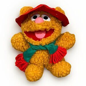 Baby Fozzie Bear 7” Sesame Street Plush McDonald's Christmas 1987